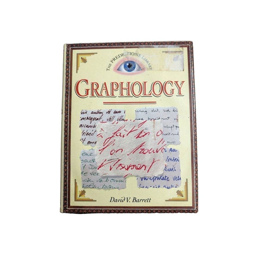 Graphology by David V. Barrett (1995, Hardcover)